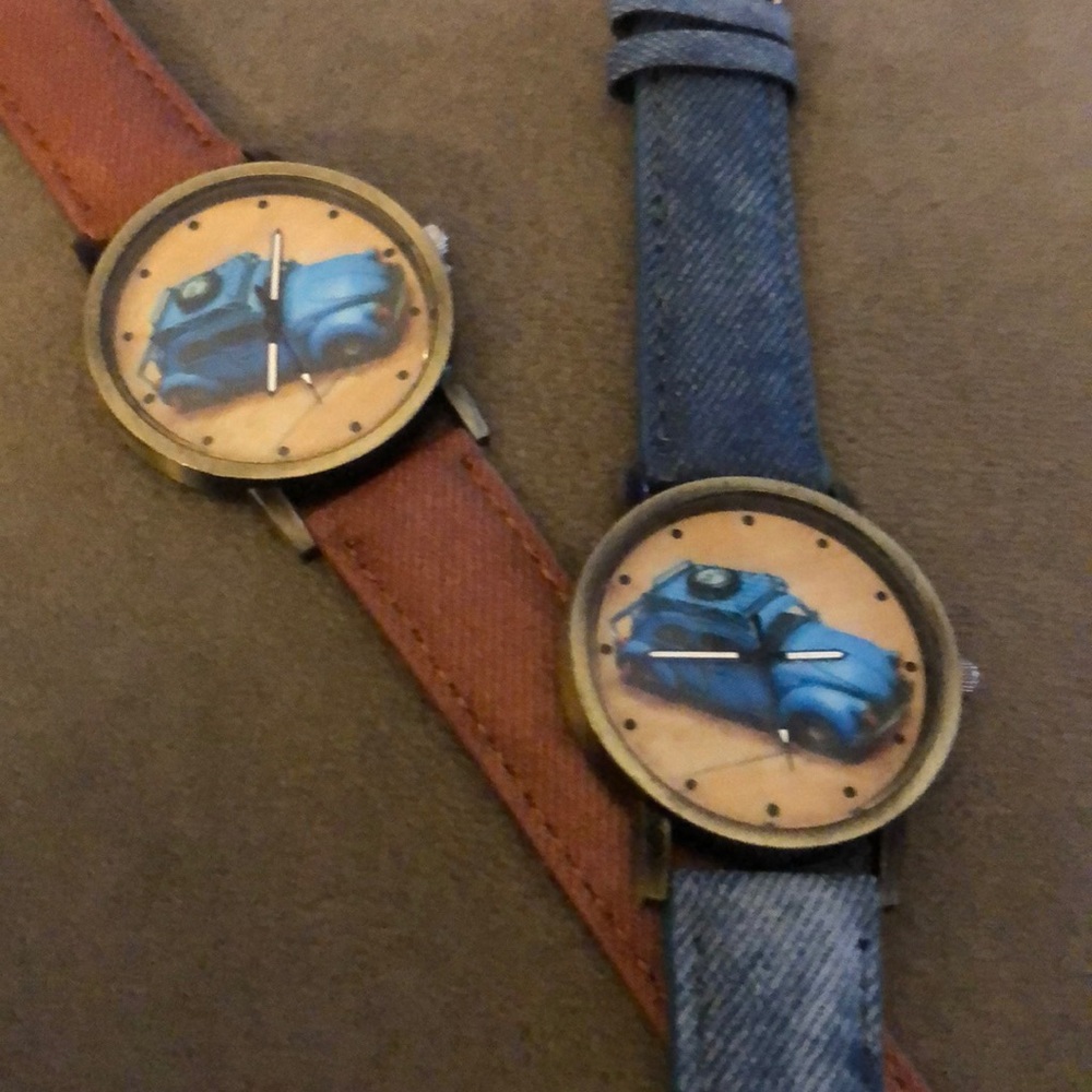 VW Volkswagen bug beetle wrist watch unisex